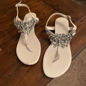 David’s Bridal sandals